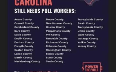 Election Day Poll Workers Needed in North Carolina